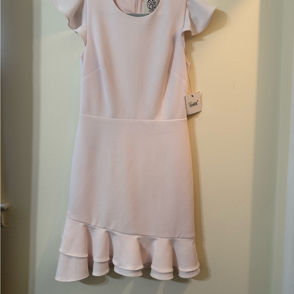 Sage Light Pink Formal Kids Dress